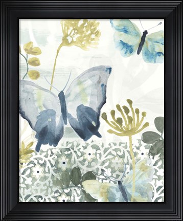 Framed Butterfly Concerto II Print
