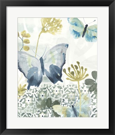 Framed Butterfly Concerto II Print