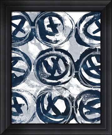 Framed Indigo Memory II Print