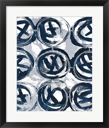 Framed Indigo Memory II Print