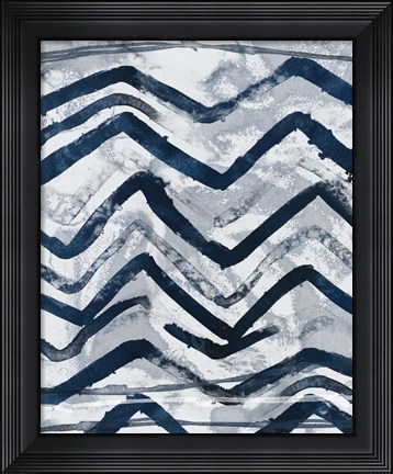Framed Indigo Memory IV Print