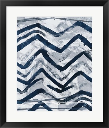 Framed Indigo Memory IV Print