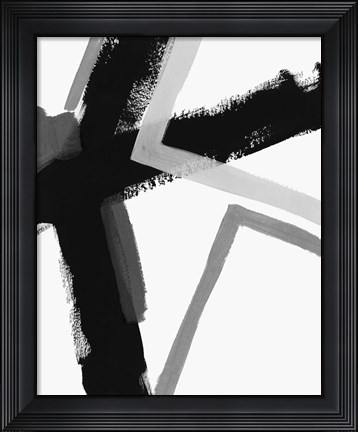 Framed Angular Pulse I Print