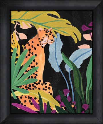Framed Cheetah Kingdom I Print