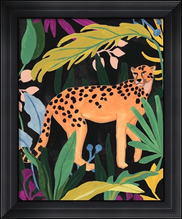 Framed Cheetah Kingdom IV Print