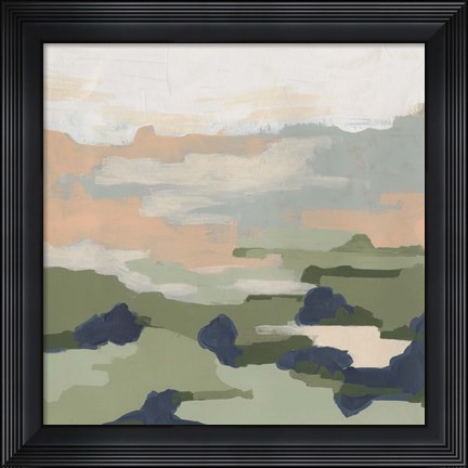 Framed Abstract Valley I Print