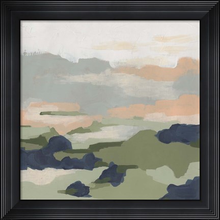 Framed Abstract Valley II Print