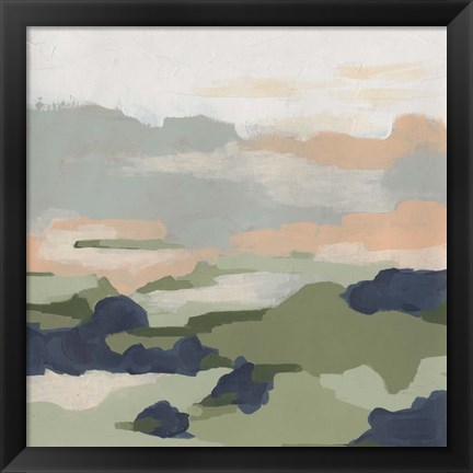 Framed Abstract Valley II Print
