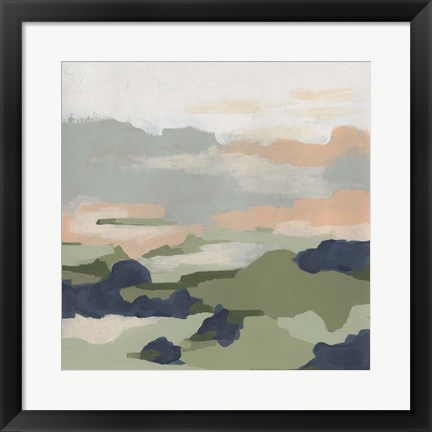 Framed Abstract Valley II Print