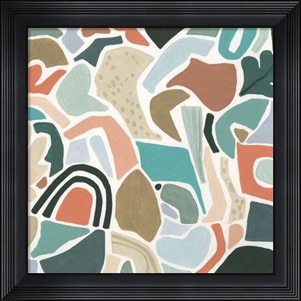 Framed Tonal Aggregate III Print