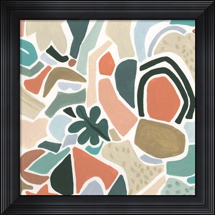 Framed Tonal Aggregate IV Print