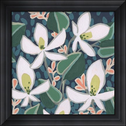 Framed Night Garden I Print