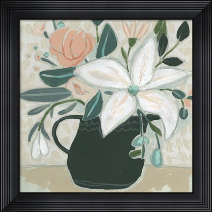 Framed Terre Verte Garden II Print