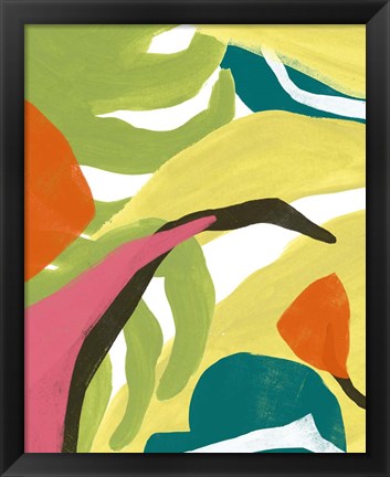 Framed Mod Tropics I Print