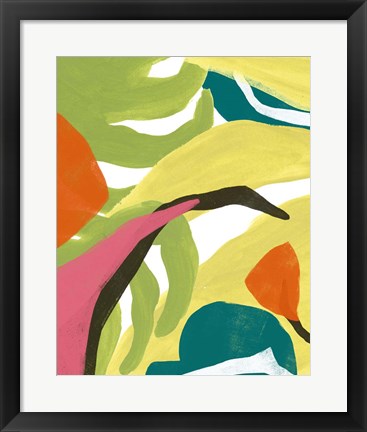 Framed Mod Tropics I Print