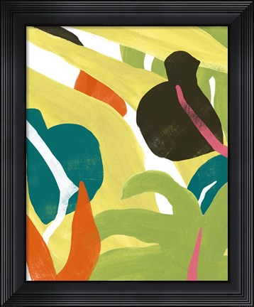 Framed Mod Tropics II Print