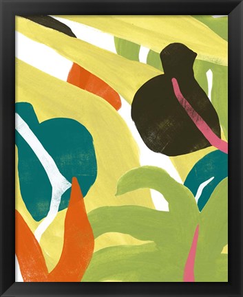 Framed Mod Tropics II Print