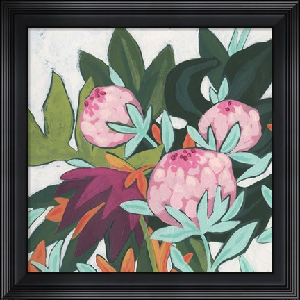 Framed Jungle Jewel II Print
