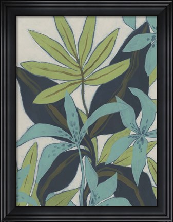 Framed Jungle Blues II Print