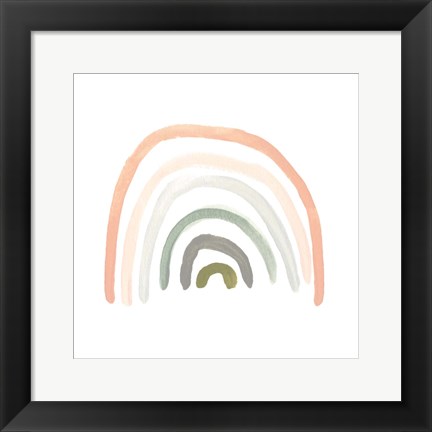 Framed Sweet Rainbow II Print