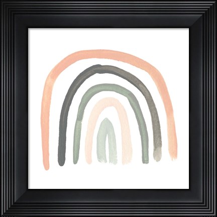 Framed Sweet Rainbow III Print