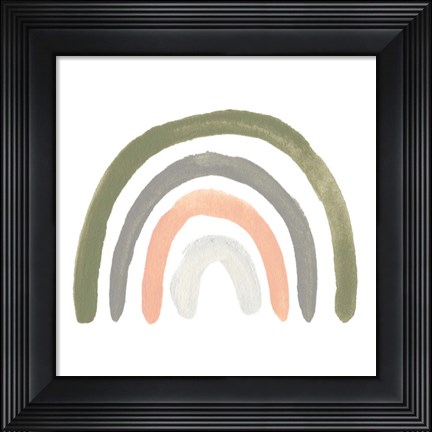 Framed Sweet Rainbow V Print