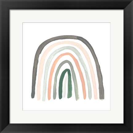 Framed Sweet Rainbow VI Print