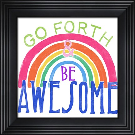 Framed Shine Bright Graduate I Print