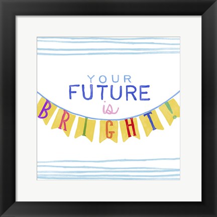 Framed Shine Bright Graduate III Print