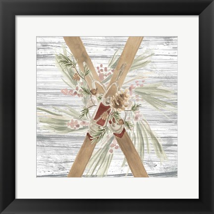 Framed Pinecone Lodge II Print
