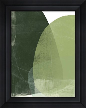 Framed Verdant Arc I Print
