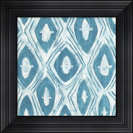 Framed Eclectic Textile IV Print