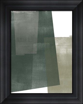 Framed Verdant Geometry II Print