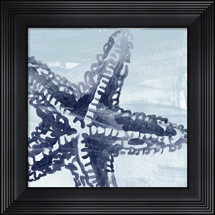 Framed Ocean Study I Print