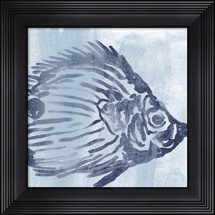 Framed Ocean Study II Print