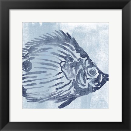 Framed Ocean Study II Print