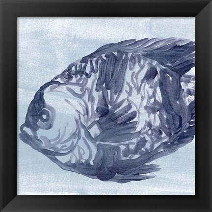 Framed Ocean Study IV Print