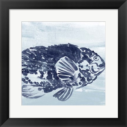 Framed Ocean Study VII Print