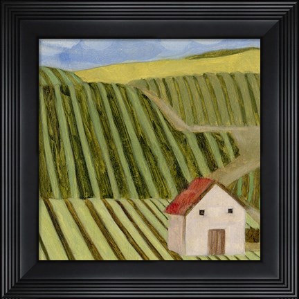 Framed Mountain House I Print