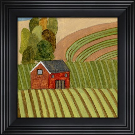 Framed Mountain House III Print