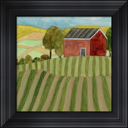 Framed Mountain House IV Print