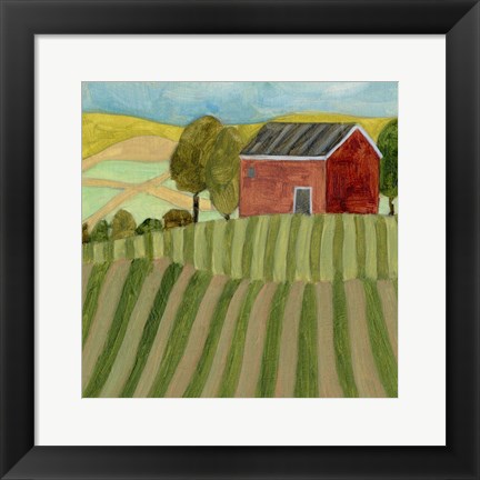 Framed Mountain House IV Print