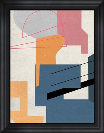 Framed Celestial Planets II Print