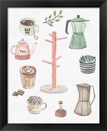 Framed Beverage Tree II Print