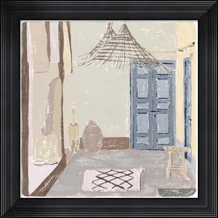 Framed Salty Breeze I Print