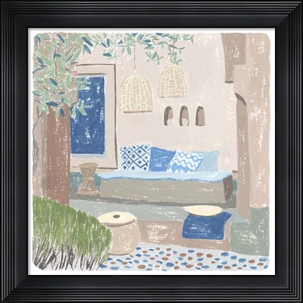 Framed Salty Breeze VI Print