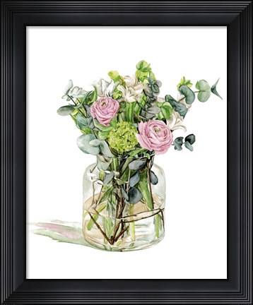 Framed Misty Dew I Print