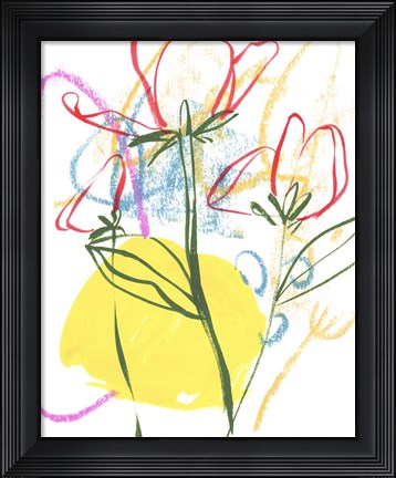 Framed Tulip Formation IV Print