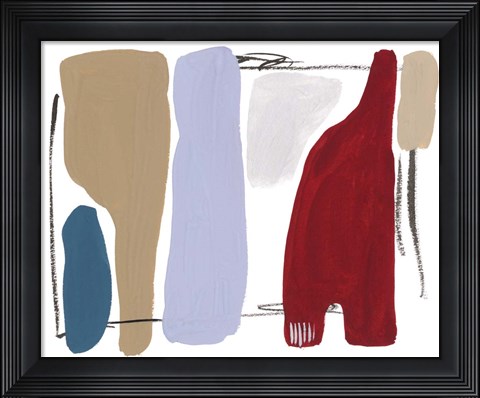 Framed Ceramic Vases IV Print