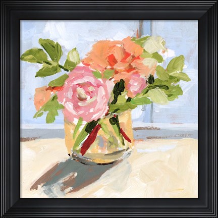 Framed Looking Out the Window II Print